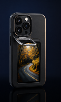 Lumeille E-ink iPhone case with stand