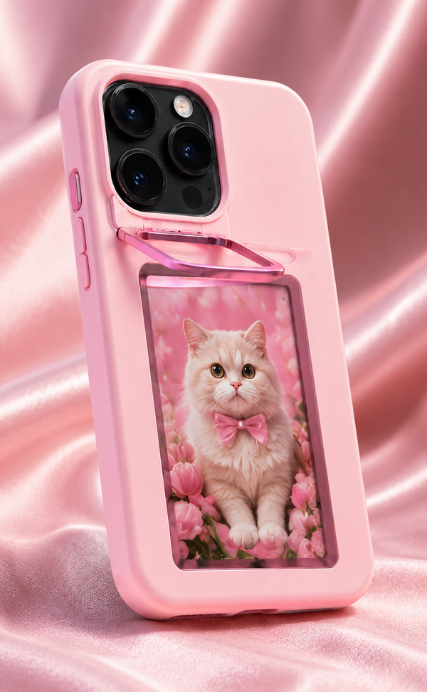 Lumeille E-ink iPhone case with stand